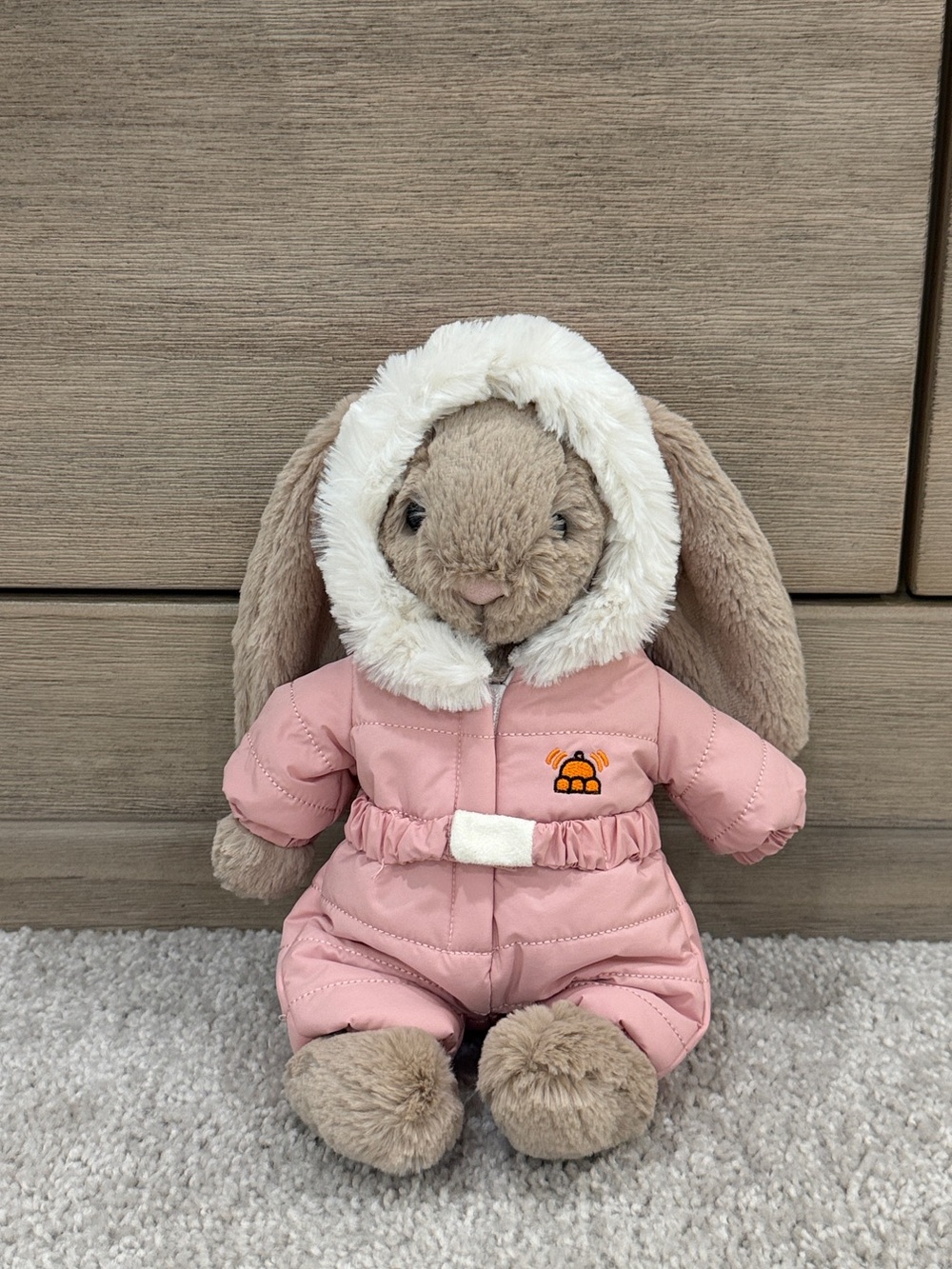 Jellycat Bashful Bunny 'Snow Suit'